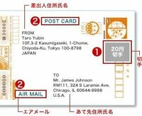 至急 海外に縦型のポストカードを送りたいのですが 自分の住所 Yahoo 知恵袋