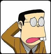 水木しげるの描く漫画に出てくる丸いメガネをかけた男性の画像を持 Yahoo 知恵袋