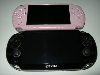 Pspとpsvita どちら方が大きさが大きいですか 比べると Yahoo 知恵袋