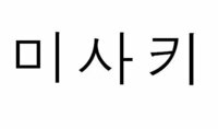 韓国語 ハングル文字 で自分の名前を書きたいのですが みさき の場合どう Yahoo 知恵袋
