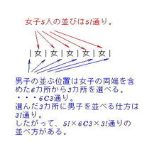 女子五人 男子三人が一列に並ぶときどの男子も隣り合わない 並び方は何通りありま Yahoo 知恵袋