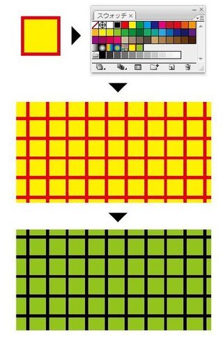 イラストレーターcs2を使用しています パスの中を格子状 メッシュ Yahoo 知恵袋