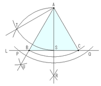 数学の作図の質問です 直線l上にない点aを頂点の１つとし １辺が直線lに重な Yahoo 知恵袋