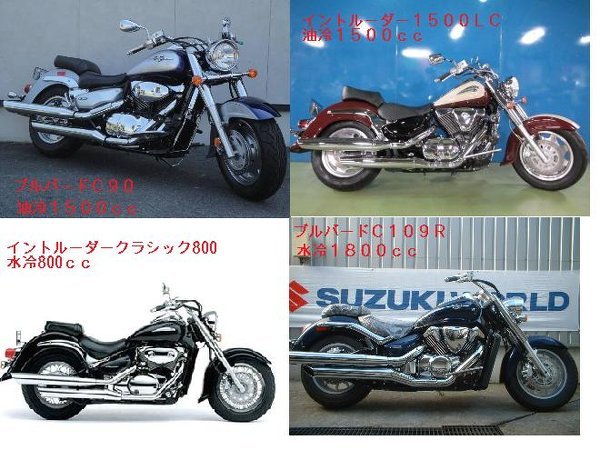 『rockです』 現行大型バイク(クルーザー)で、イントルーダークラシックに似ている