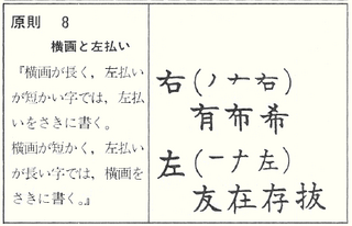 右 という漢字の書き順は なぜ横一からではないのですか ノからだと書きづらい Yahoo 知恵袋