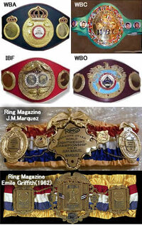 チャンピオンベルト！WBC、WBA、IBF、WBO世界タイトルのな - Yahoo 