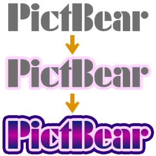 Pictbearで文字の縁を二重にするにはどうしたらいいですか Yahoo 知恵袋