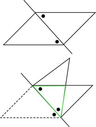 平行四辺形の一つの対角線を折り目として 折って重なった部分に出来る三角形が二等 Yahoo 知恵袋