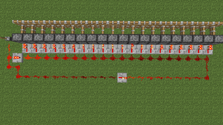 マインクラフトのレッドストーン回路について 赤石回路をつくっ Yahoo 知恵袋