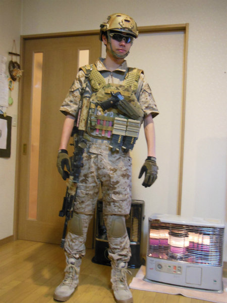 ネイビーシールズ風　サバゲー　装備一式　フル装備 サバゲーの装備をアメリカ海軍特殊部隊ネイビーシールズの装備にしたい
