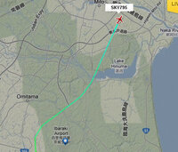 スカイマークの運航路線について スカイマーク 茨城県の上空を飛ぶ飛行機 Yahoo 知恵袋