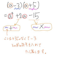 式の展開 乗法公式の符号の付け方 がイマイチよく分かりません 初歩的 Yahoo 知恵袋