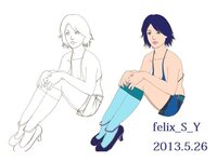 体育座りの女の子を描きたいと思っていますが参考画像を探してもスカート姿 Yahoo 知恵袋