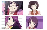 途中で髪型が変わったアニメキャラは 化 偽物語でロングからショートに変 Yahoo 知恵袋