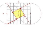 数学で 方眼紙を使って面積が 平方 になる正方形を書こう というのが出ました Yahoo 知恵袋