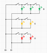 LEDで野球のカウントボードを作りたいのですが・・。 - LEDで... - Yahoo!知恵袋