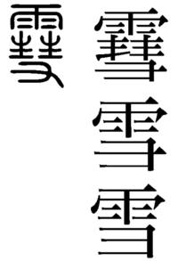 雪という漢字の下の ヨ には どういった意味があるのですか 他の回 Yahoo 知恵袋