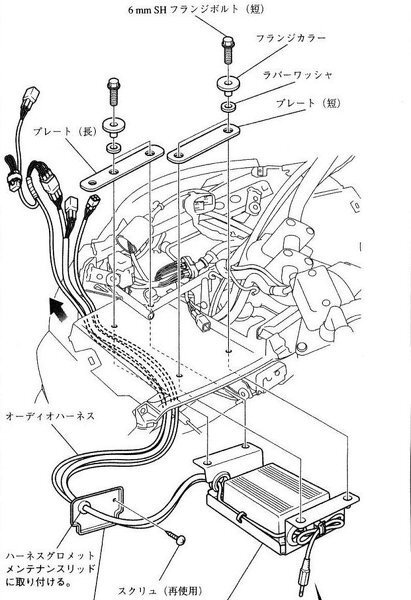 フォルツァmf 08のホンダ純正オーディオキットのアンプ取付について Yahoo 知恵袋