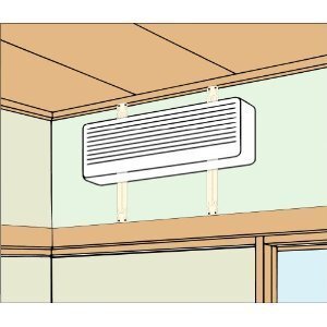 エアコン取り付けましたが、壁から二本の補強板が目立ちます、不恰好で... - Yahoo!知恵袋