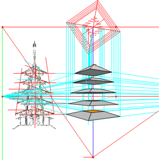 至急です 三点透視図法で 五重塔のような物を書きたいのですが 屋根を Yahoo 知恵袋