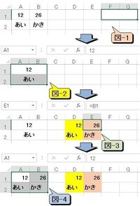 エクセルのセル結合して 結合した両方のセルのデータを残す事は Yahoo 知恵袋