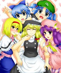 東方 霧雨魔理沙 河城にとり 壁紙 Tsundora Com