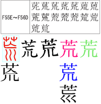 荒という漢字は旧字は亡という字が凶みたいな漢字なのですが どうしてそんな変形を Yahoo 知恵袋