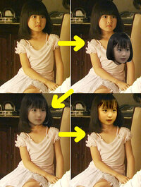 Photoshopの合成について写真の人物の顔を切り抜いて別の衣 Yahoo 知恵袋