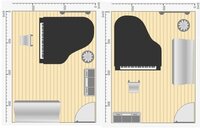 新築グランドピアノの配置について 新築で６畳 フローリング に６畳用の防 Yahoo 知恵袋