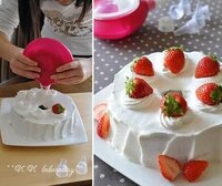 シフォンケーキのデコレーションについてココアパウダーを混ぜてシフォンケ Yahoo 知恵袋