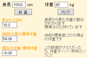 聞きます 156 8センチで45キロって太ってますか ちなみにウエストはで Yahoo 知恵袋