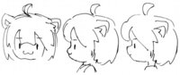 ちびキャラの横顔を描きたいのですが いまいち描き方がわかりません どなたか教え Yahoo 知恵袋
