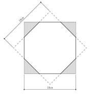 正八角形を作りたく一辺の長さを計算したいです 日曜大工を Yahoo 知恵袋