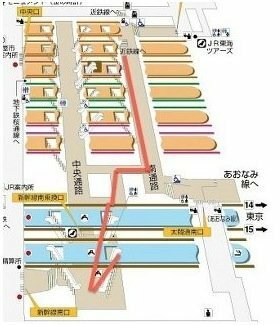 至急 名古屋駅で近鉄と新幹線の乗り換えにかかる時間は Hpで調べたところ約15 Yahoo 知恵袋