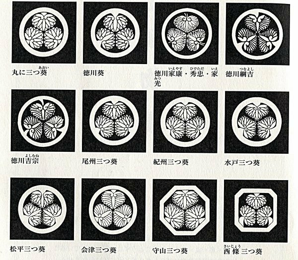 日本製品 三つ葉葵の家紋 アンティーク コレクション