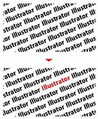 Illustratorについて 文字を斜めにレンガパターンで作成し Yahoo 知恵袋