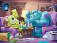 モンスターズユニバーシティのキャラクターで一つ目で茶色くて角 Yahoo 知恵袋