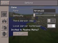 マインクラフトpeをiphoneのios7でやっているのですが Yahoo 知恵袋