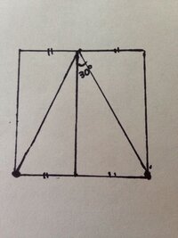 どうやって1本の直定規だけで30度の角度が作れますか 定規1 Yahoo 知恵袋