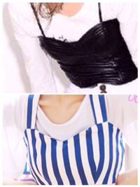 去年の夏頃に流行った 若い女の子がtシャツの上などに着るブラのよ Yahoo 知恵袋