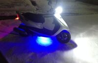 ライブディオZXで - 下にLEDを付けたいのですがLEDは原