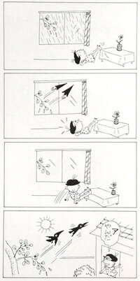 昨日のサザエさんの燕の話で 燕ではなく黒い傘が飛んでいたのが Yahoo 知恵袋