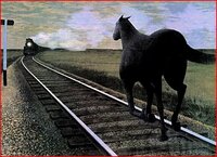 ある絵を探しています汽車に向かって走る馬の後姿の絵です 汽車も馬も黒く Yahoo 知恵袋