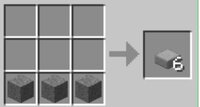 マインクラフトなのですが 石ハーフブロックの作り方がわかりませ Yahoo 知恵袋