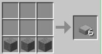 マインクラフトなのですが 石ハーフブロックの作り方がわかりませ Yahoo 知恵袋
