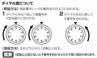 集合ポストの開け方が分かりません 右2回 1左１回 2とあるのですが私 Yahoo 知恵袋