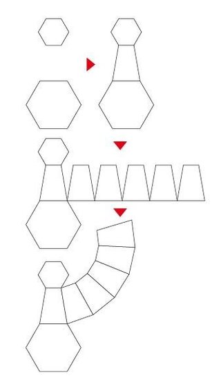 ベスト 六角 柱 展開 図 ドラえもんの壁紙