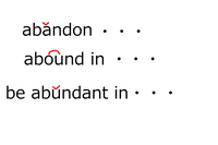 Abandon を見捨てる Abound 満ちている Abu Yahoo 知恵袋