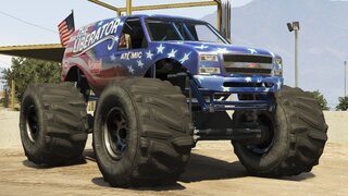 Gta5オンラインでめっちゃデカいタイヤでボディもなかなかデカい Yahoo 知恵袋