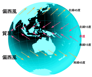 日本では 偏西風という西から東への風が吹いていますが ニュージ Yahoo 知恵袋